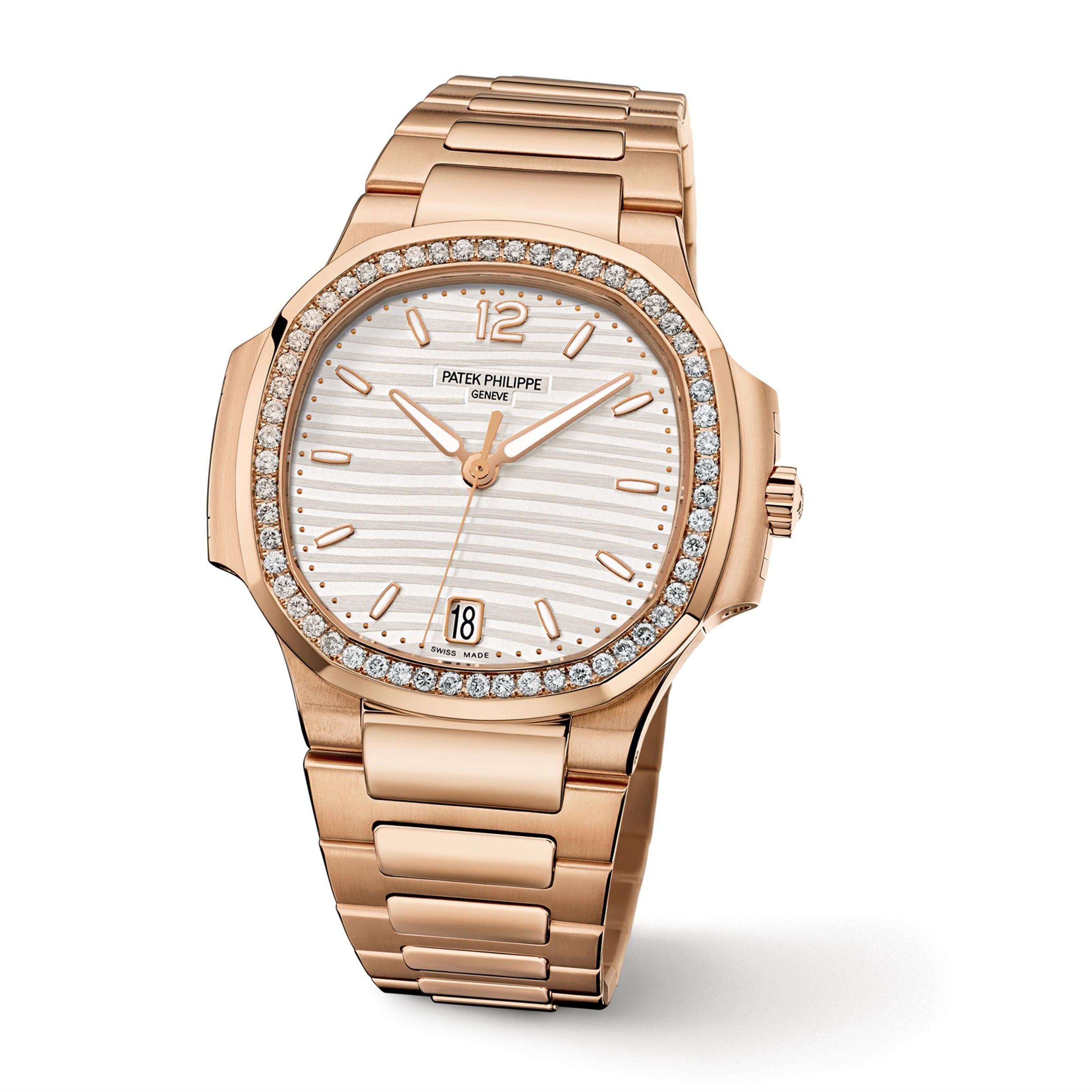 Nautilus Datum, Damen Automatik mit Diamanten