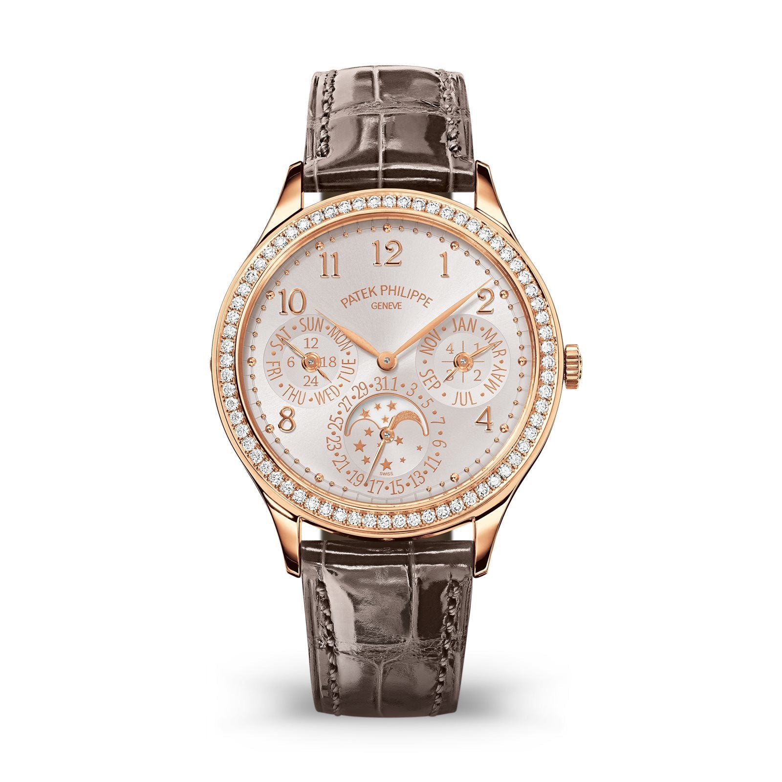 Große Komplikationen Ewiger Kalender mit Diamanten Roségold