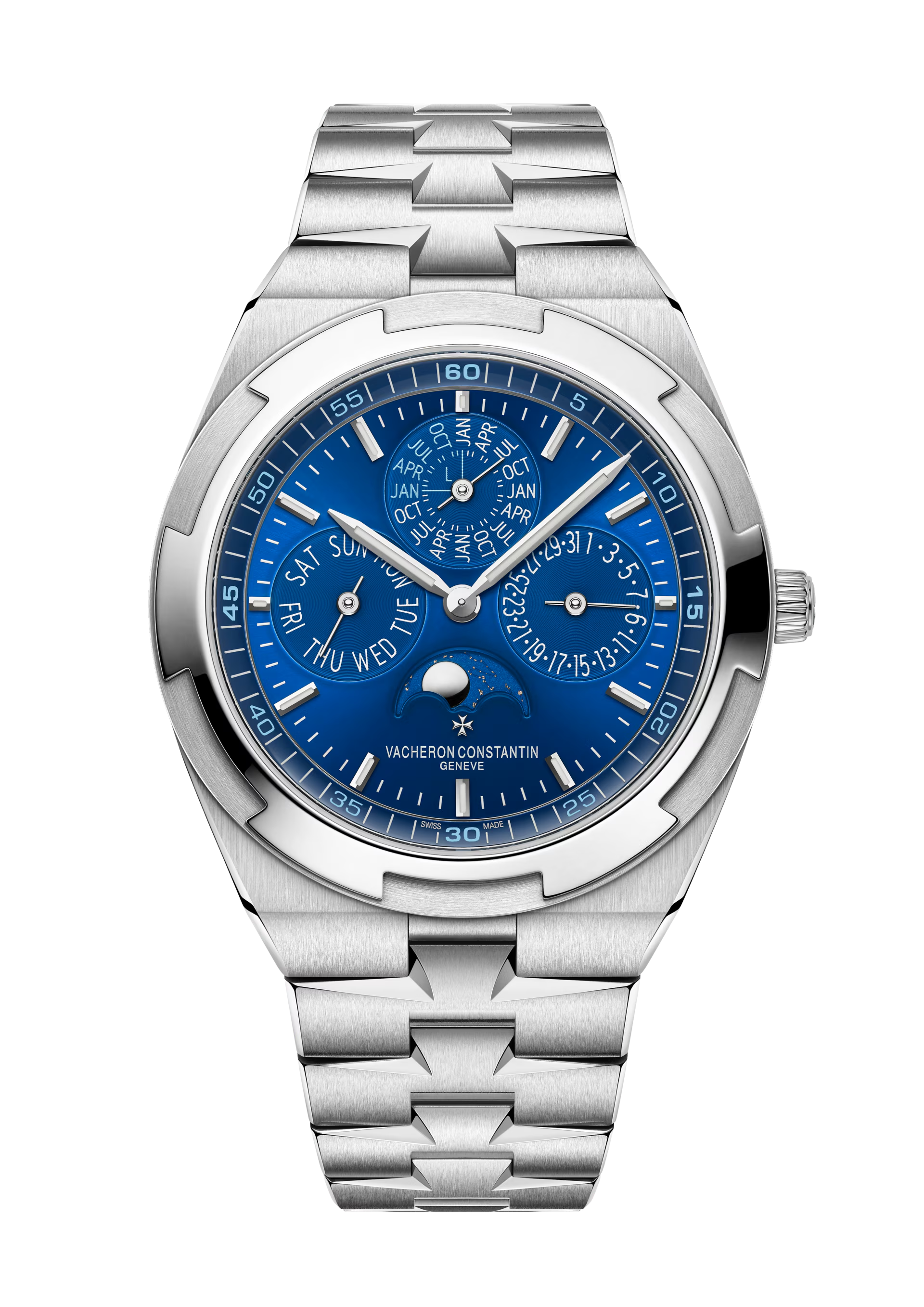Overseas Perpetual Calendar Ultra-Thin 41,5 mm Weißgold Automatik-Armbanduhr