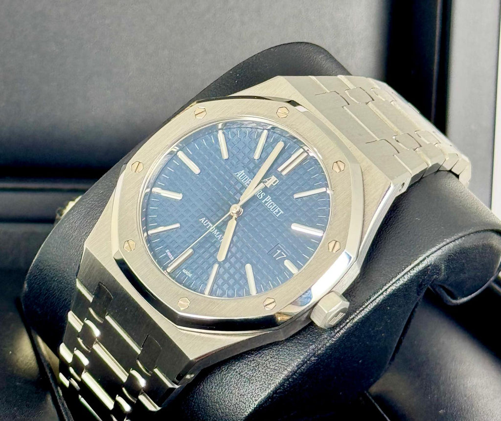 Royal Oak Automatik 2016 Full Set | Blaues Zifferblatt | 15400ST.OO.1220ST.03