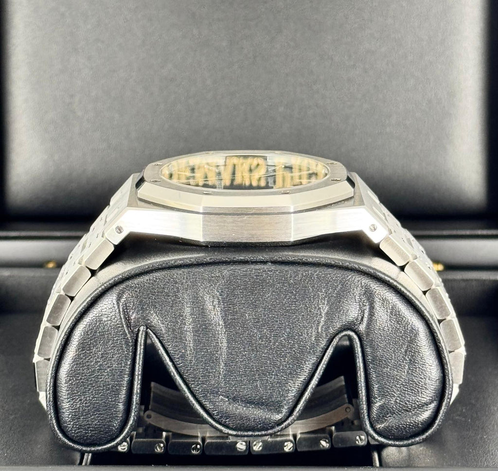 Royal Oak Automatik 2016 Full Set | Blaues Zifferblatt | 15400ST.OO.1220ST.03