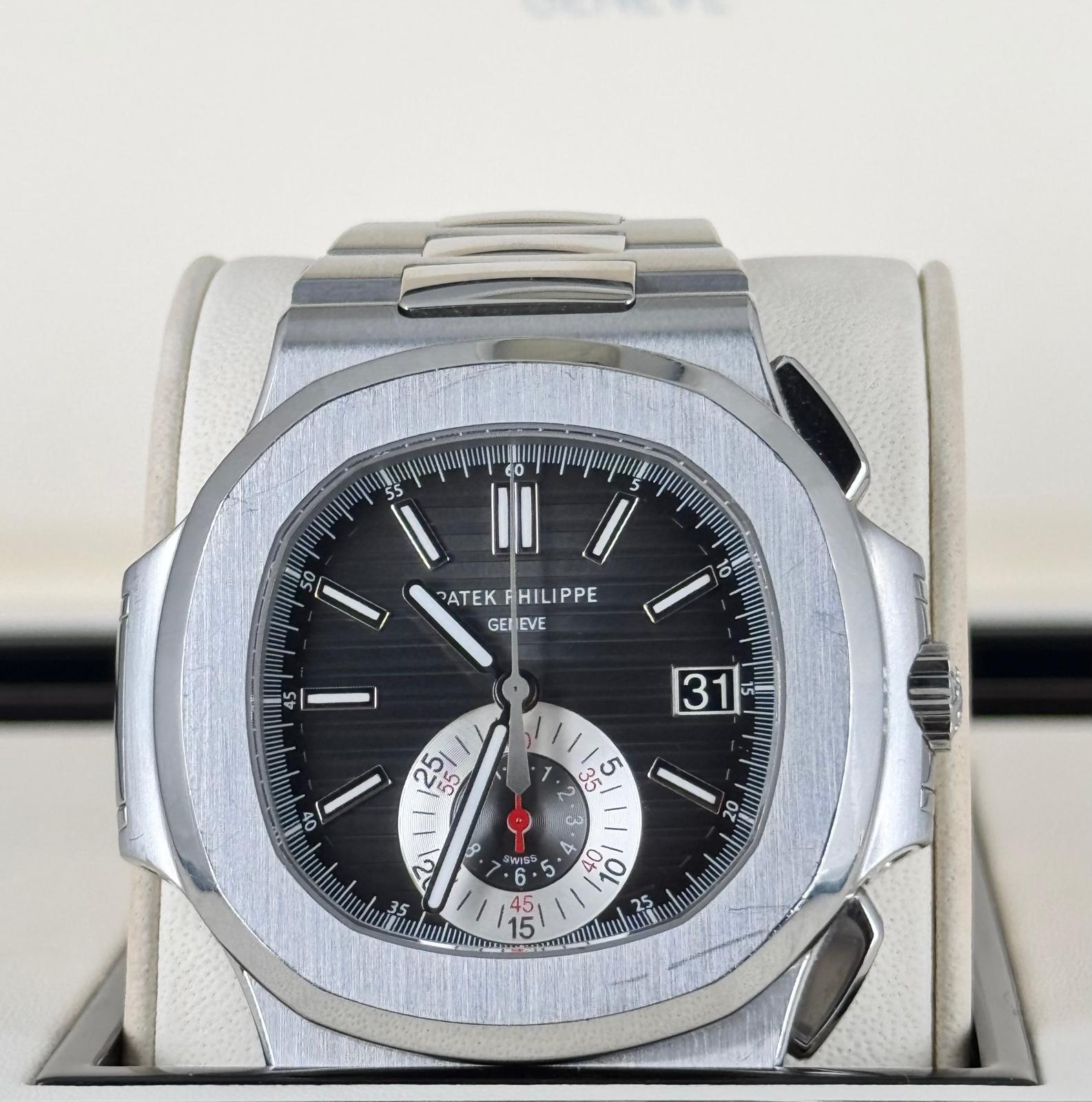 Patek Philippe Nautilus 5980/1A-014 | Schwarzes Zifferblatt Komplettset