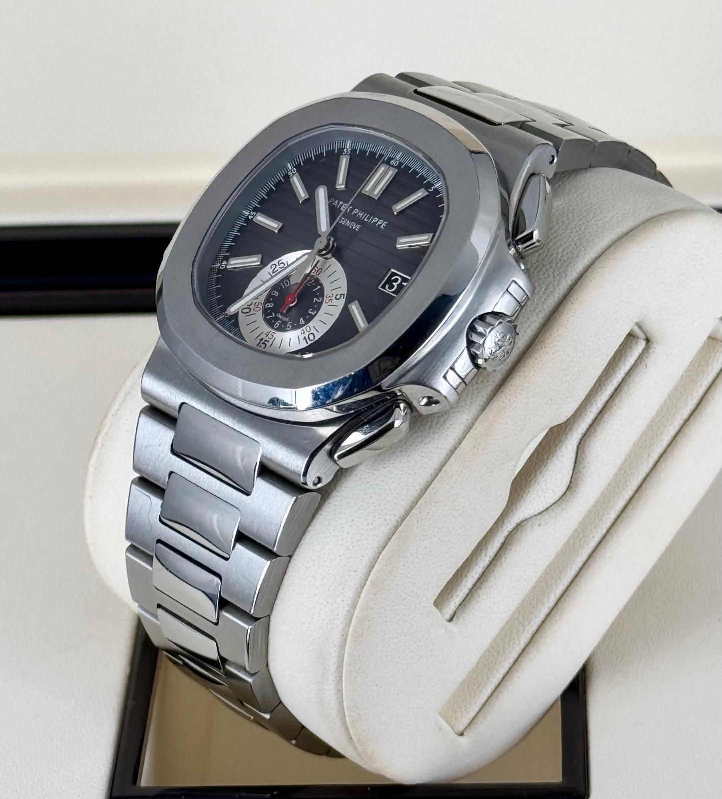 Patek Philippe Nautilus 5980/1A-014 | Schwarzes Zifferblatt Komplettset