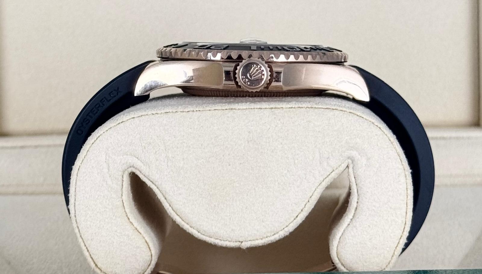 Rolex Yacht-Master 40 126655 Roségold Kautschuk