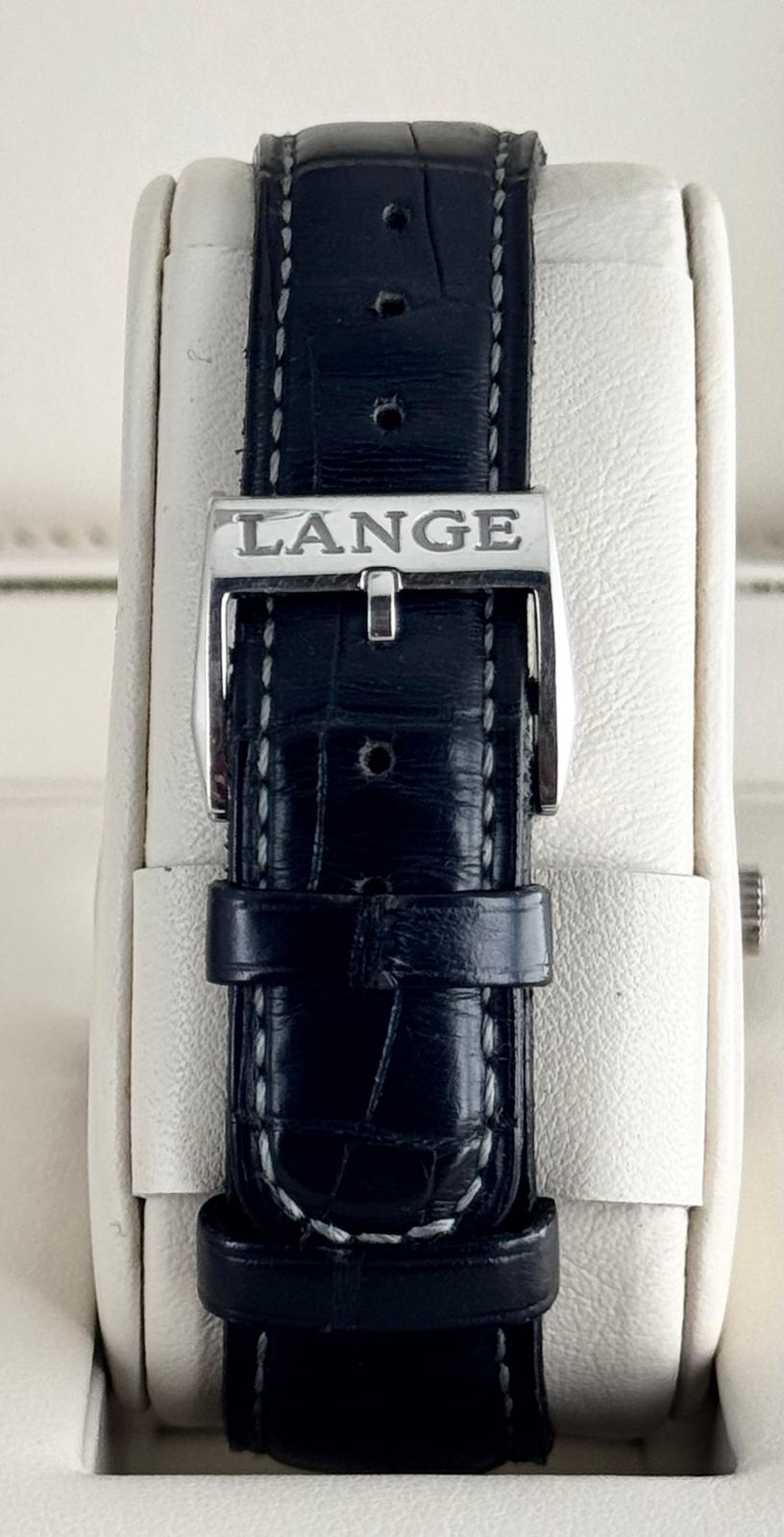 Lange 1 Tourbillon Komplettset, erste Kaufrechnung, unpoliert, PT950, limitiert auf 150 Stück