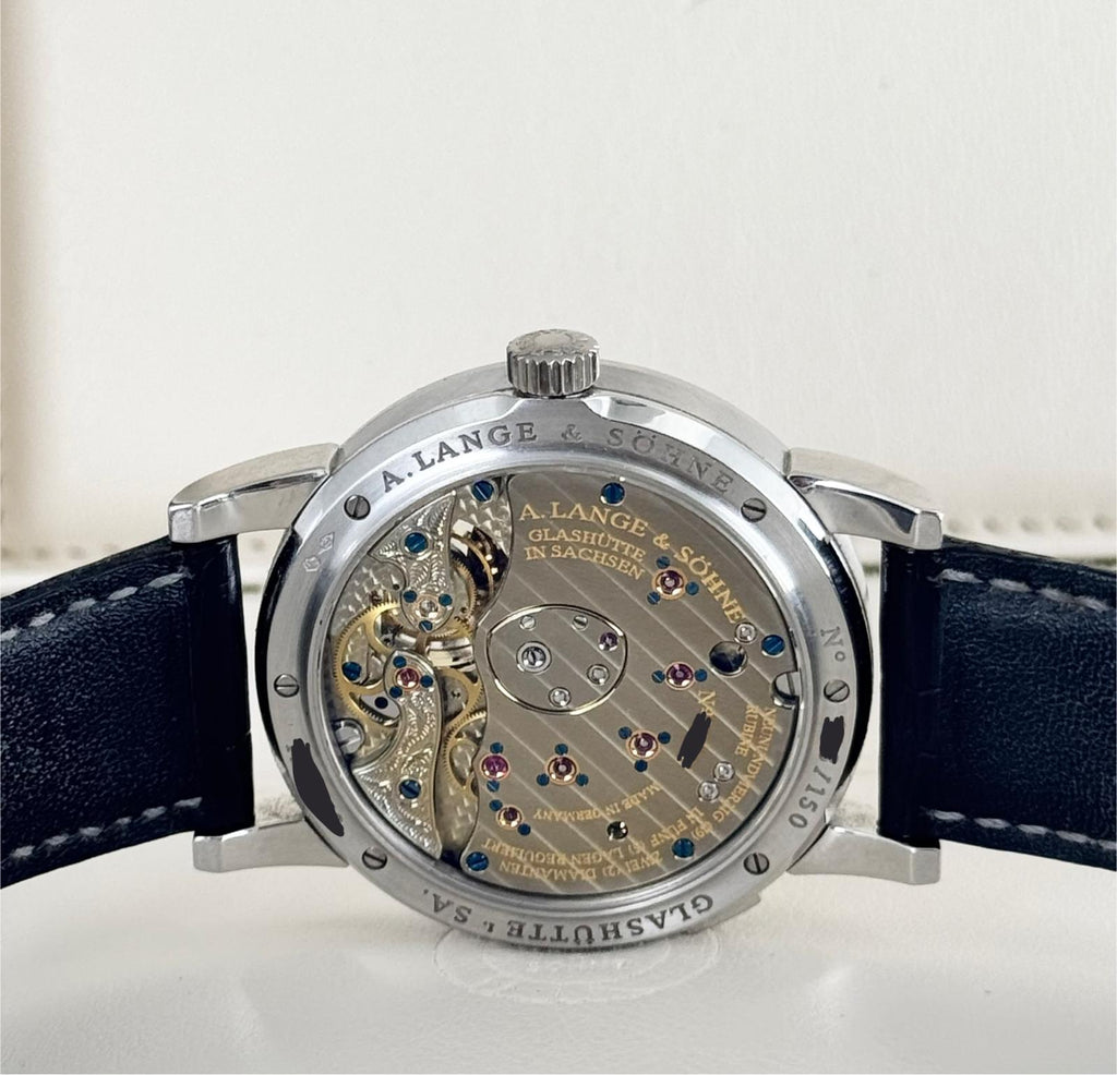 Lange 1 Tourbillon Komplettset, erste Kaufrechnung, unpoliert, PT950, limitiert auf 150 Stück