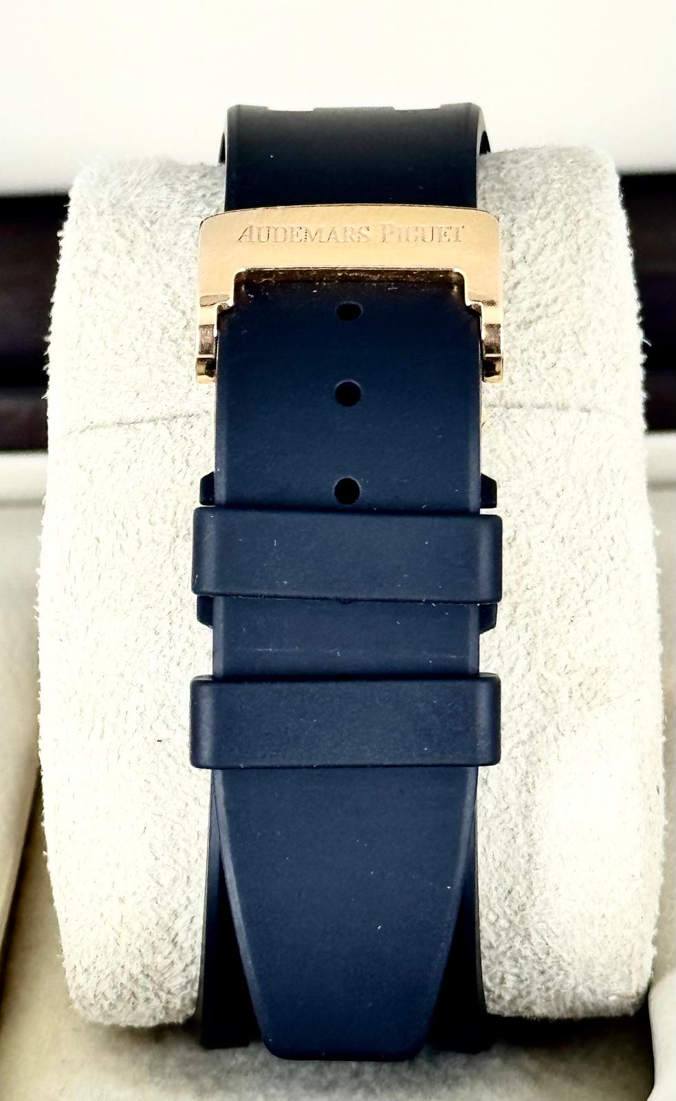 Royal Oak Automatik 41 mm aus Roségold mit Box, nie poliert