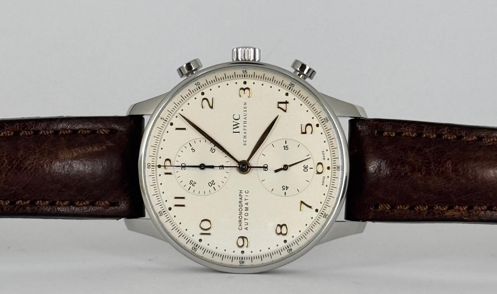 IWC Portuguese Chronograph mit Karte bester Preis