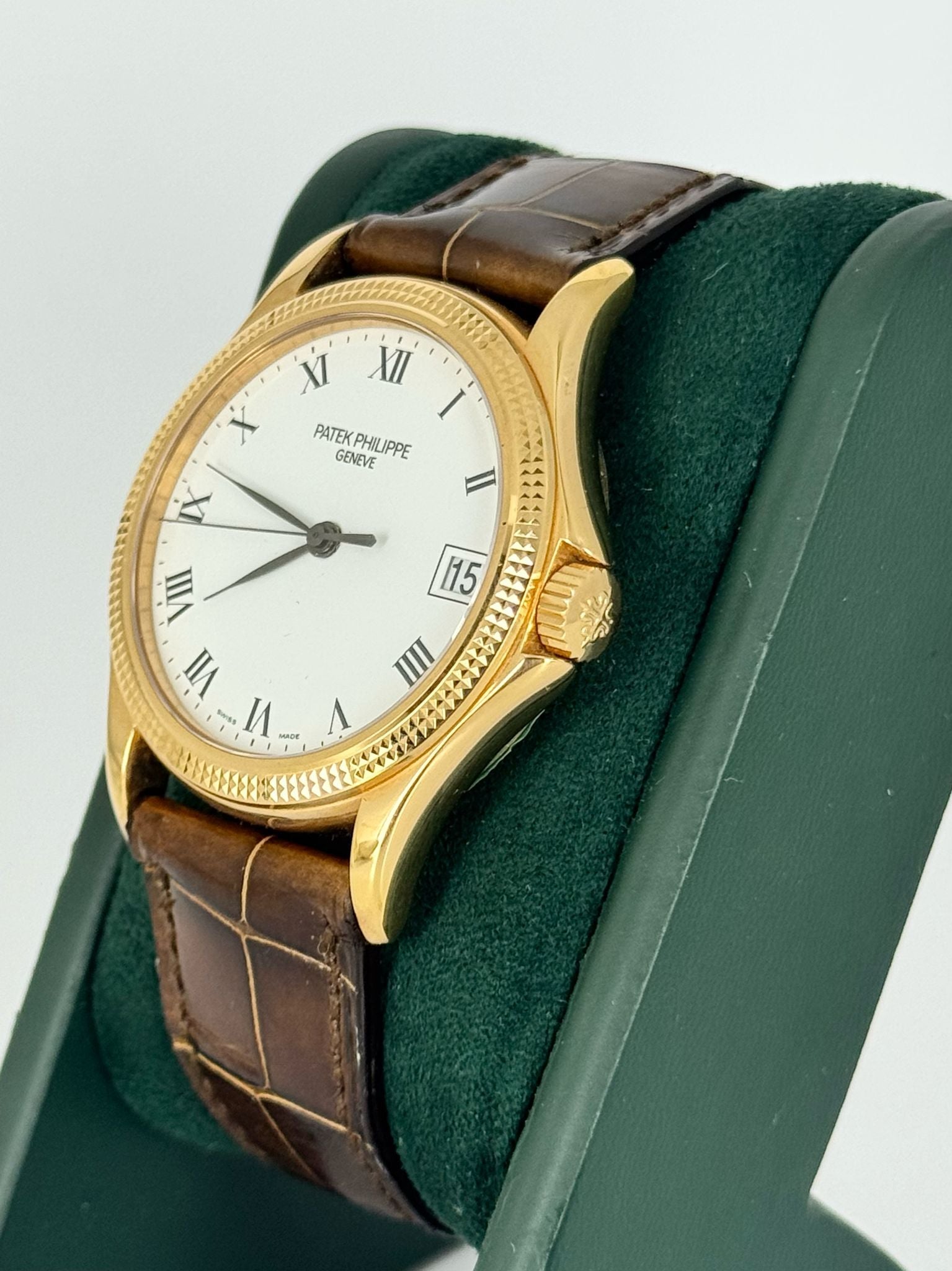 Calatrava Automatik 18k Roségold Box und Papiere Wie neu