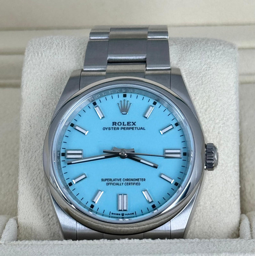 Oyster Perpetual 36 Tiffany NEU Komplettset