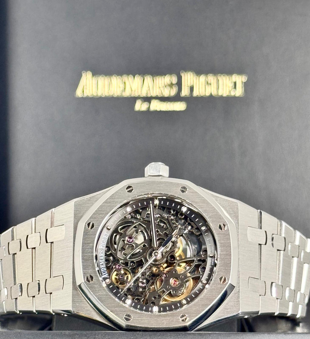 Royal Oak Selfwinding Skelett 39 mm Komplettset wie neu, nach Service bei AP