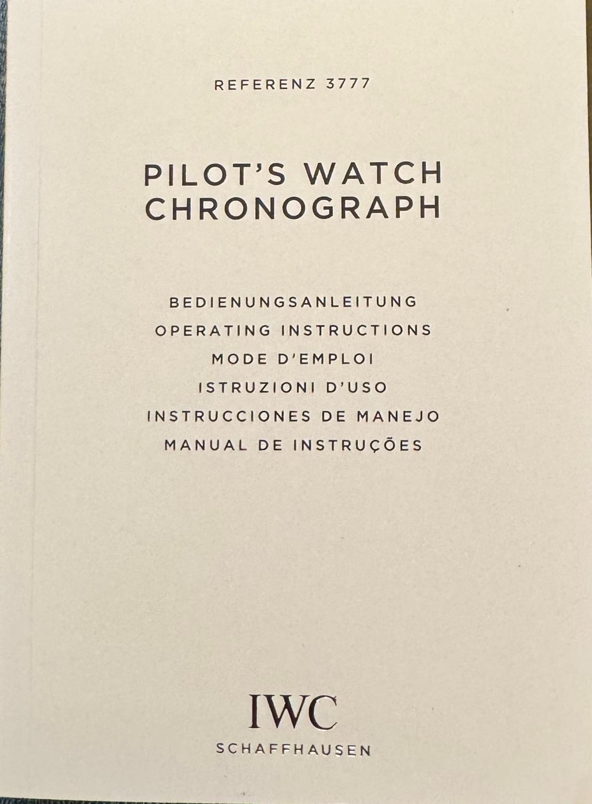 Pilot Spitfire Chronograph Full Set Wie neu