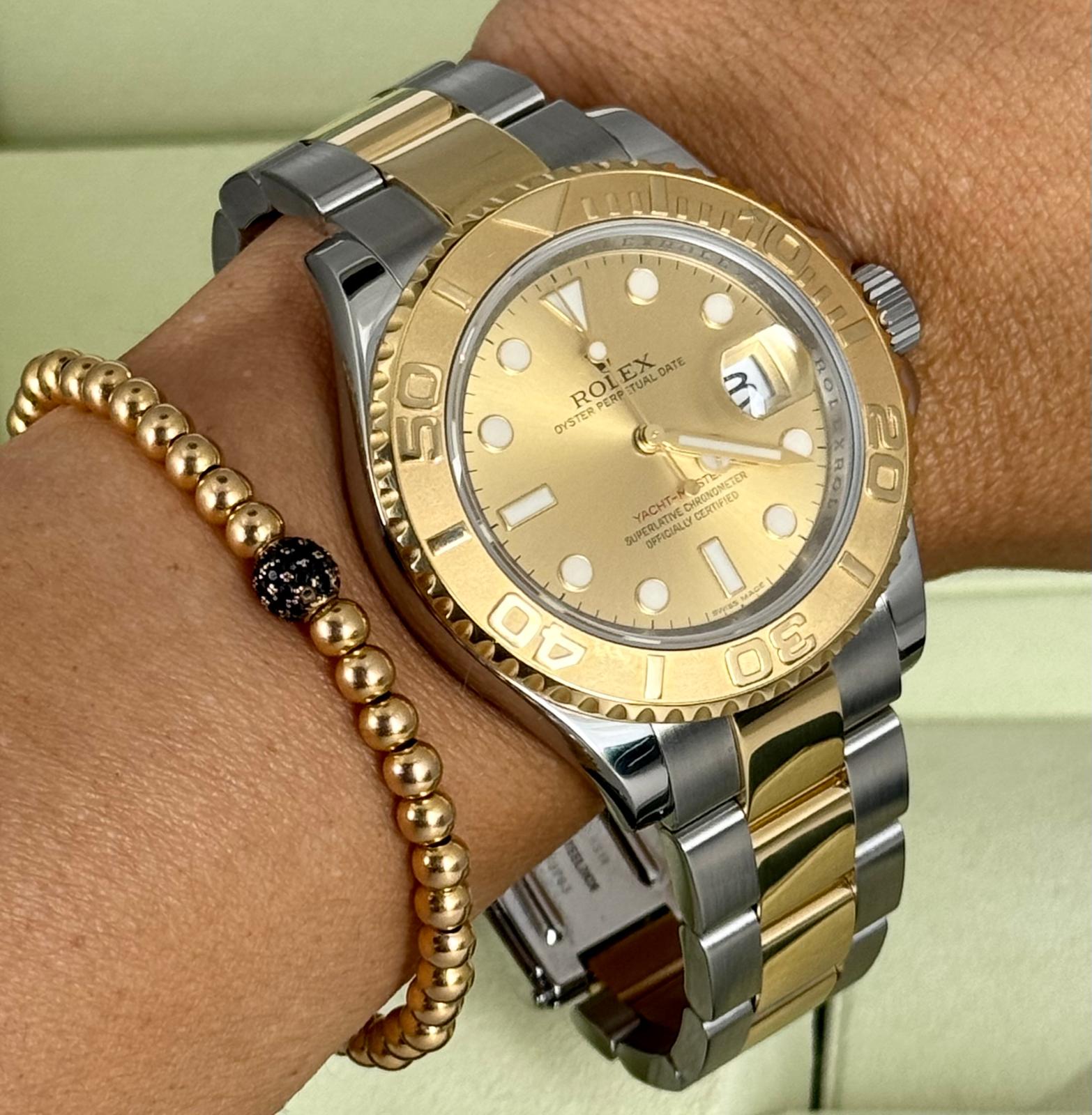 Rolex Yacht-Master 40 18K Gold Komplettset Wie neu