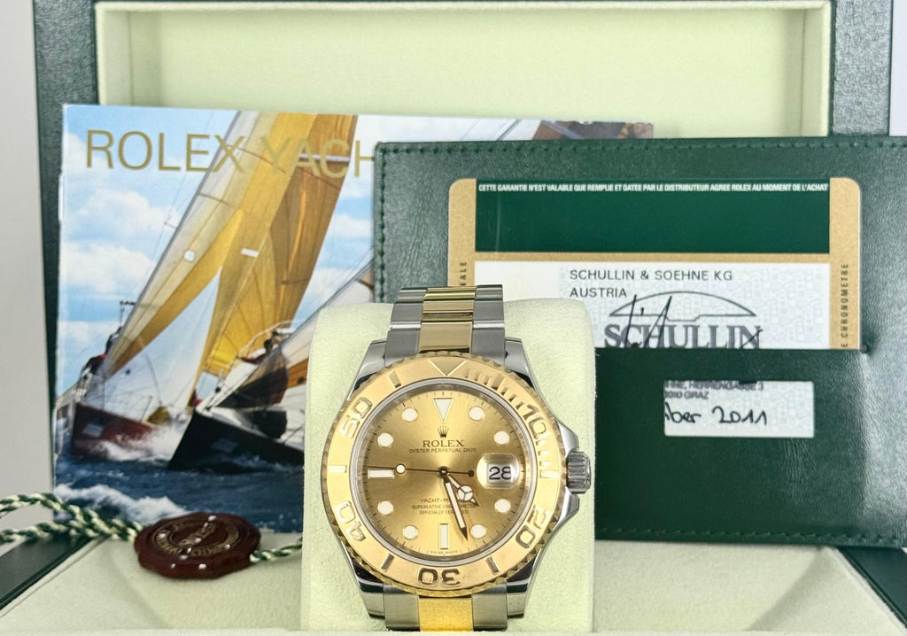 Rolex Yacht-Master 40 18K Gold Komplettset Wie neu