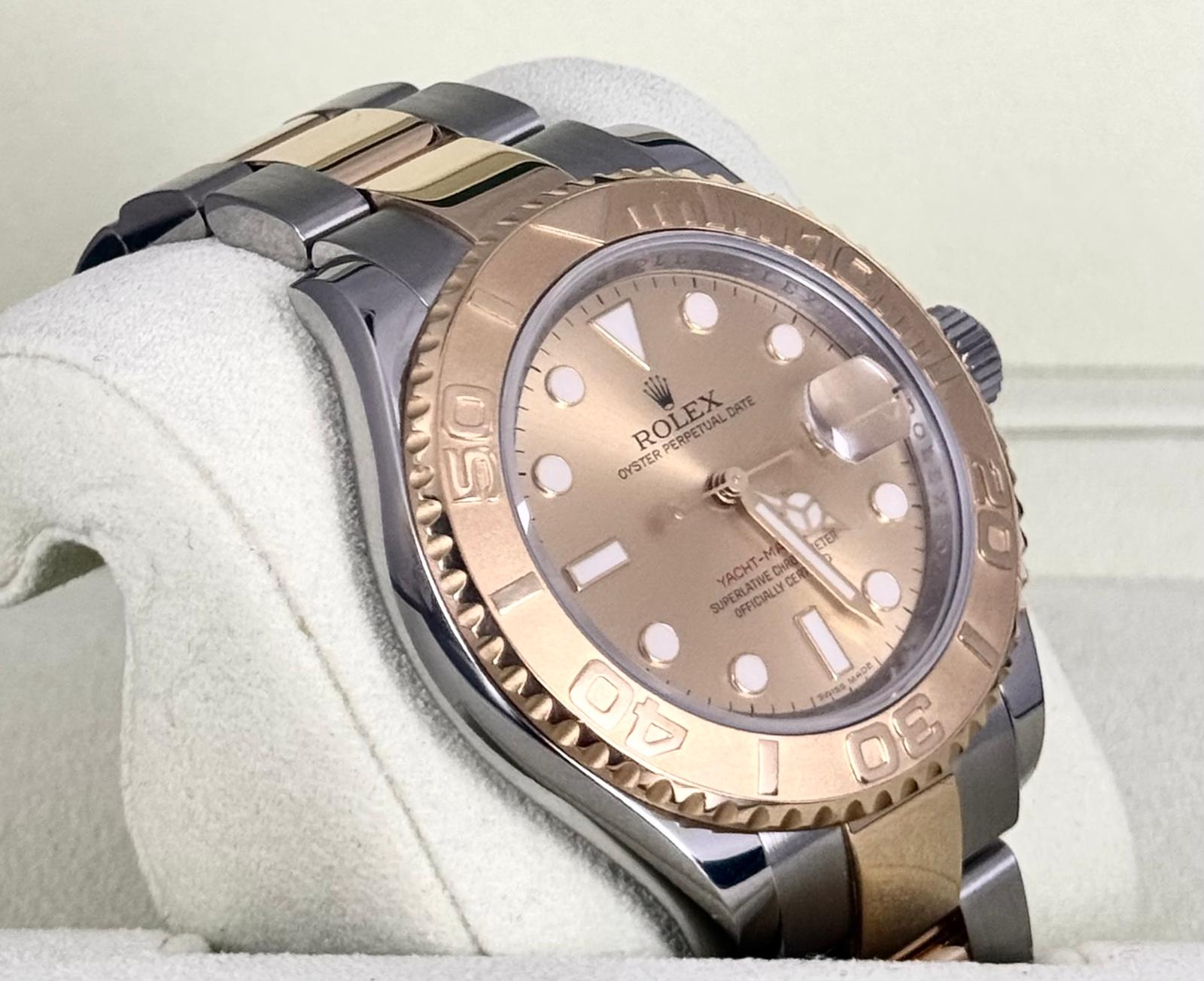 Rolex Yacht-Master 40 18K Gold Komplettset Wie neu