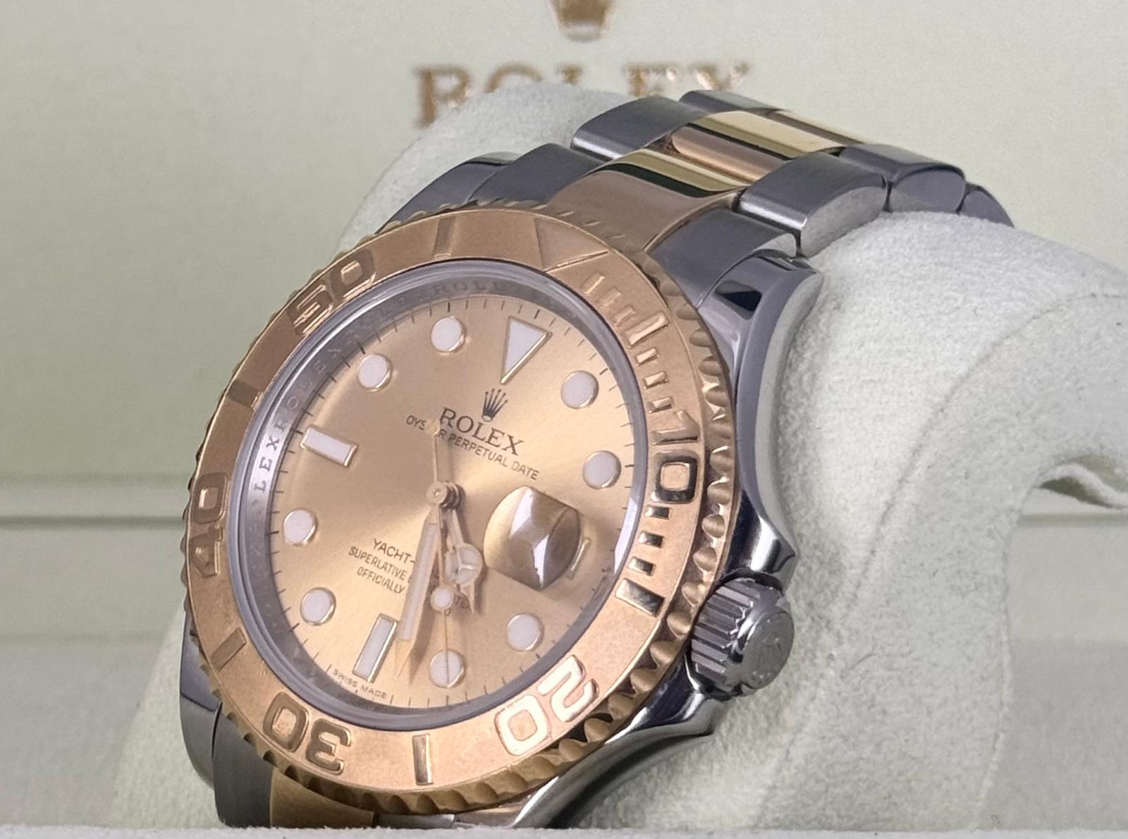 Rolex Yacht-Master 40 18K Gold Komplettset Wie neu
