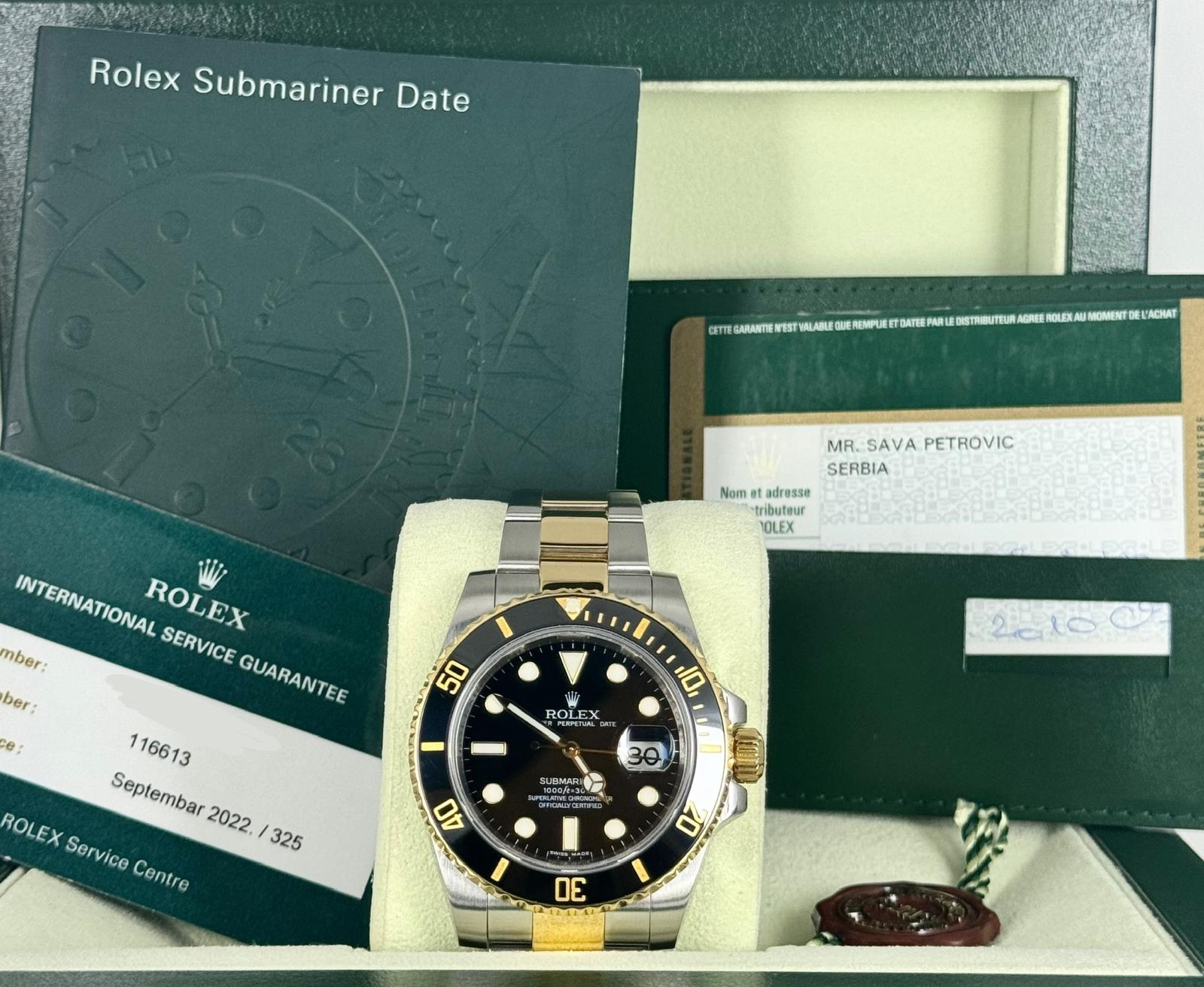 Rolex Submariner Date 2010 Komplettset