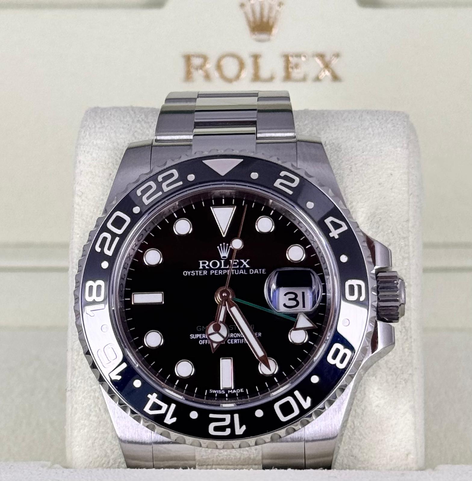 Rolex GMT-Master II 2013, mit Box und Papieren