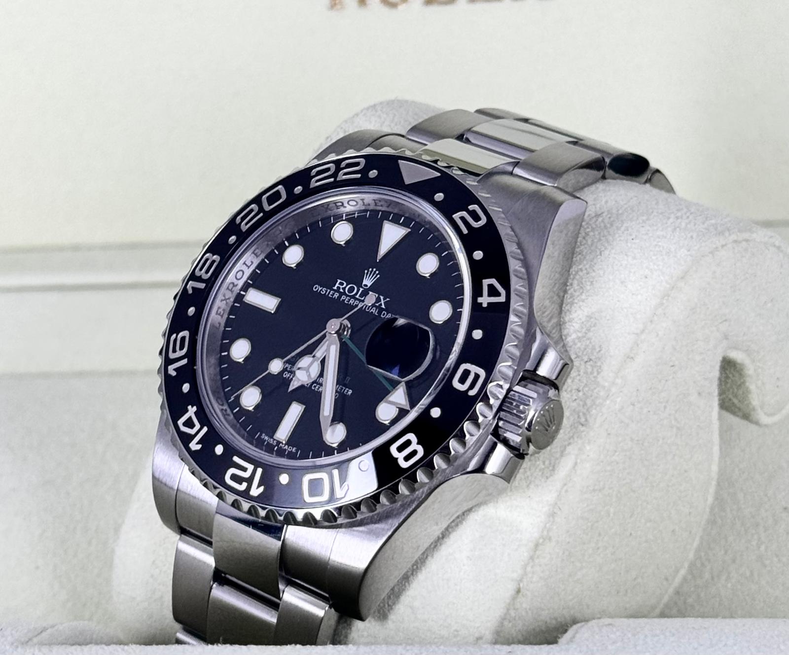 Rolex GMT-Master II 2013, mit Box und Papieren