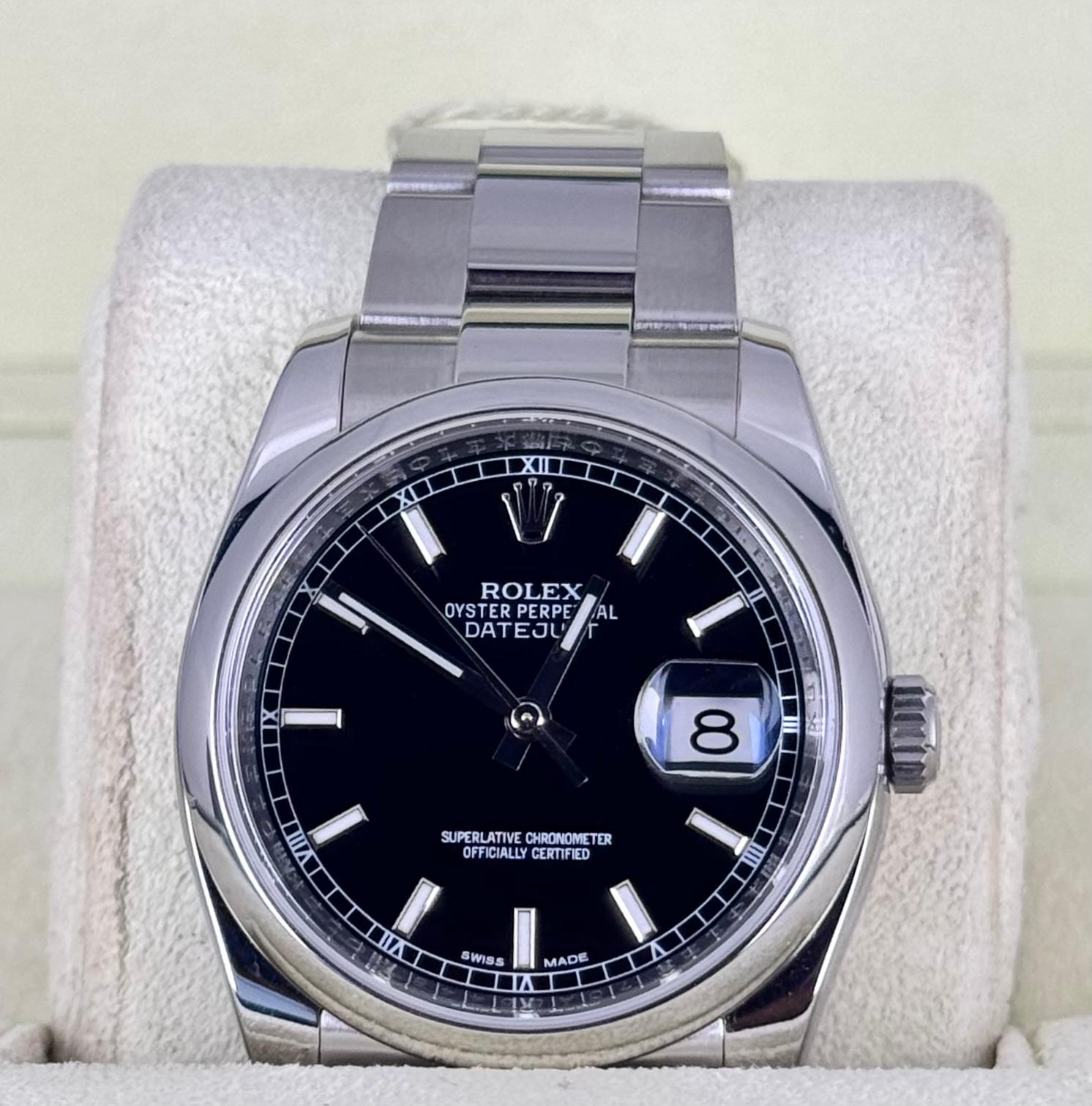 Rolex Datejust 36 Vollständiges Set Wie Neu Nach Service