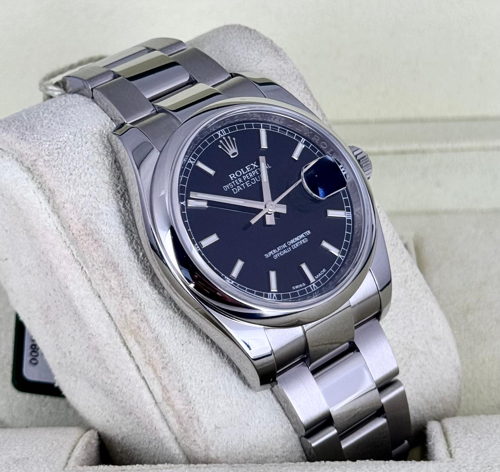 Rolex Datejust 36 Vollständiges Set Wie Neu Nach Service