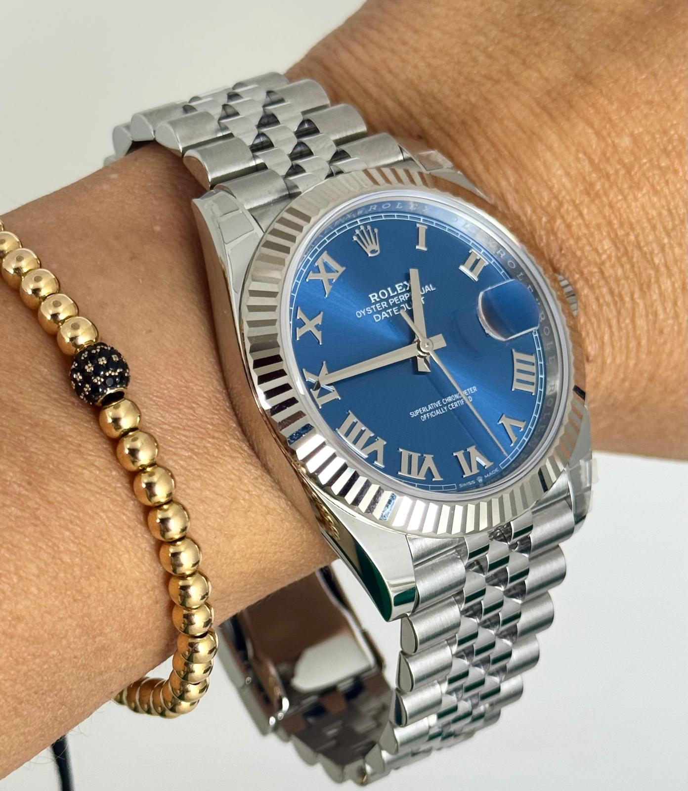 Rolex Datejust 41 Blaues Römisches Zifferblatt 2025 NEU