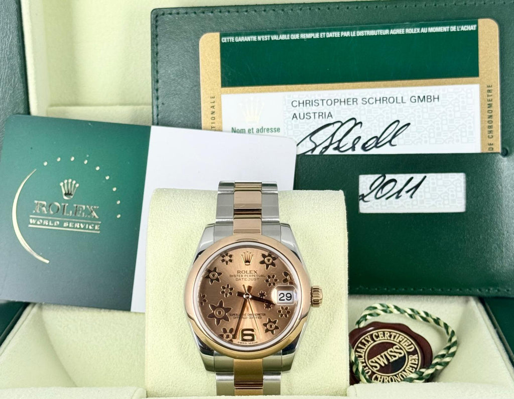 Rolex Datejust 31 (2011), Full Set, nach frischem Service bei Rolex