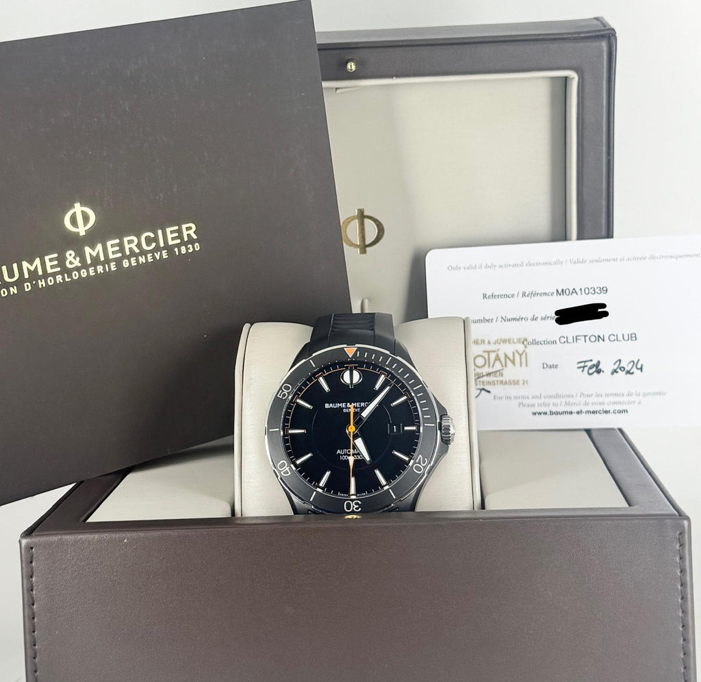 Baume & Mercier Clifton Full Set mit Originalrechnung