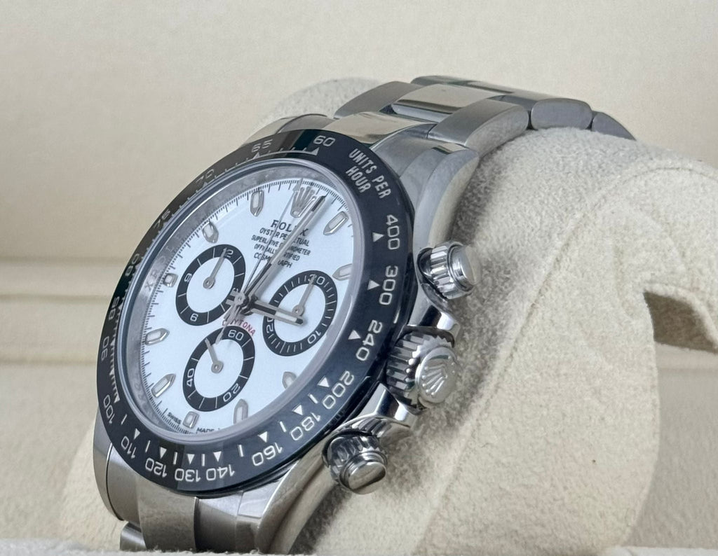 Rolex Daytona Panda 2020 Wie neu Box und Papiere Unpoliert