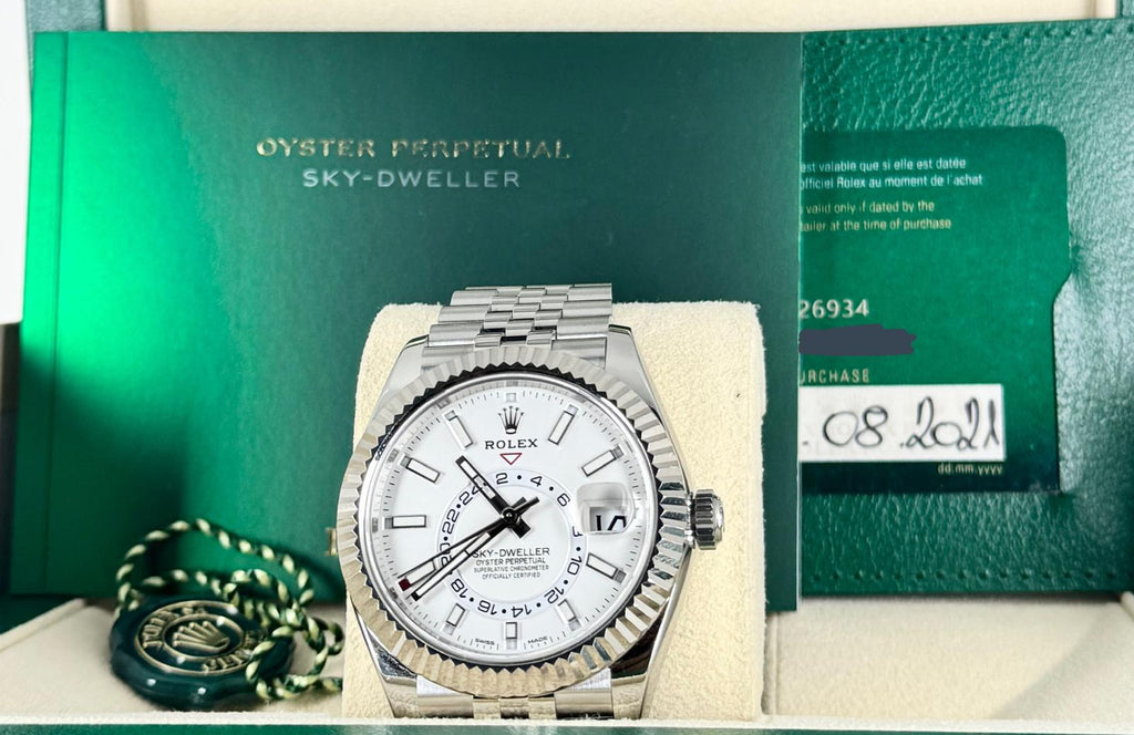 Rolex Sky-Dweller Jubilé Komplettset wie neu (2023)