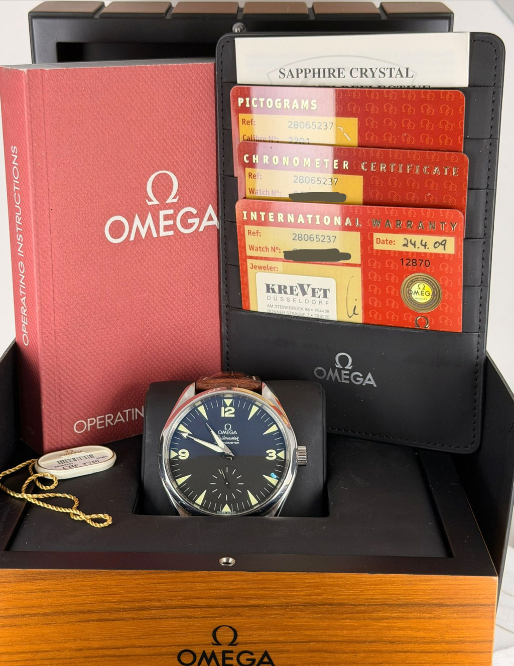 Omega Seamaster Railmaster XXL 2009 Full Set Wie neu