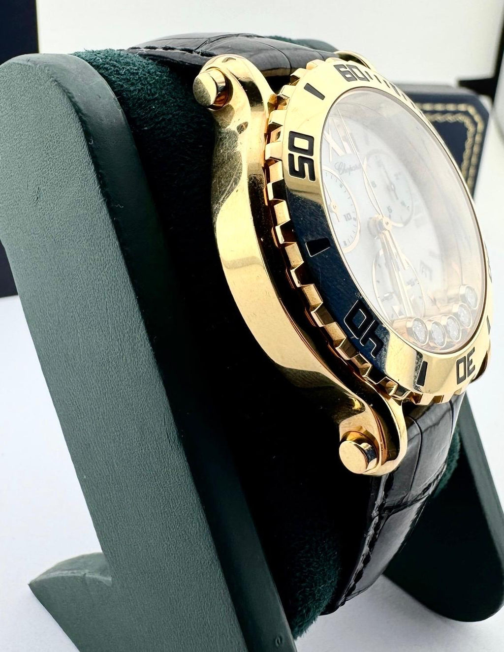 Chopard Happy Sport Chrono Diamonds Automatik 40 Happy mit Box und Papieren