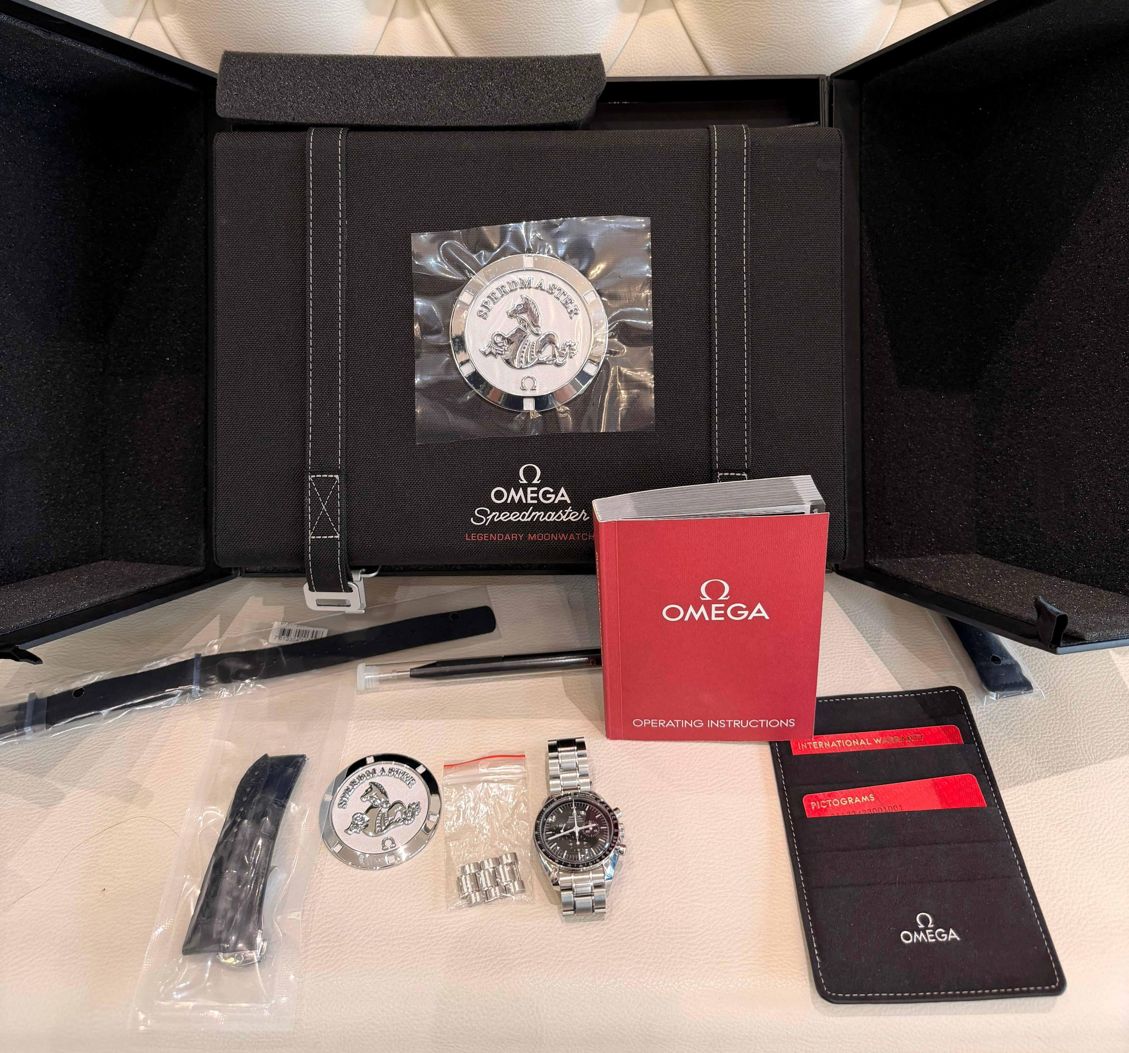 Omega Speedmaster Professional Moonwatch ungetragen, Full Set, 2021