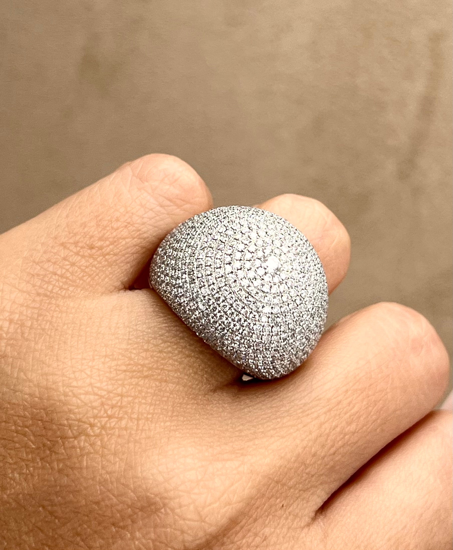 Pavé-Diamantring