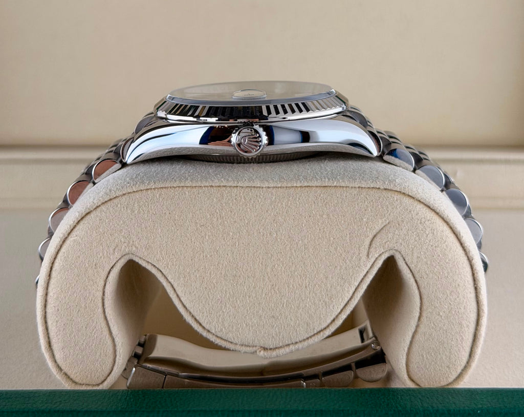 Rolex Datejust 36, Green Ombre, neu, Komplettset