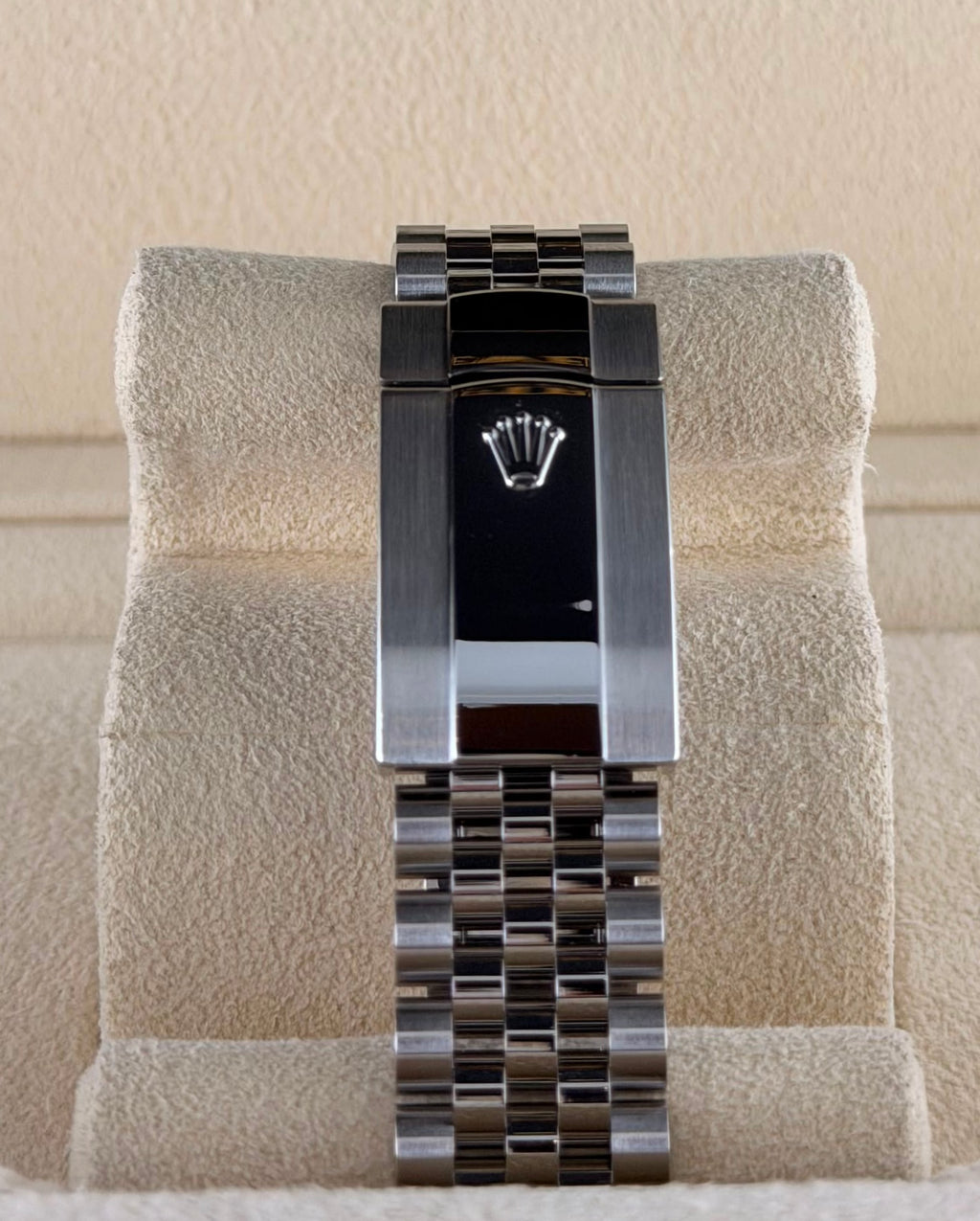 Rolex Datejust 41 mm, Rhodium, am Jubilee-Armband, Komplettset