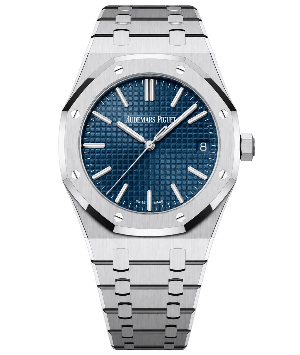 Audemars Piguet Royal Oak 41 mm 2024 Blaues Zifferblatt Neu