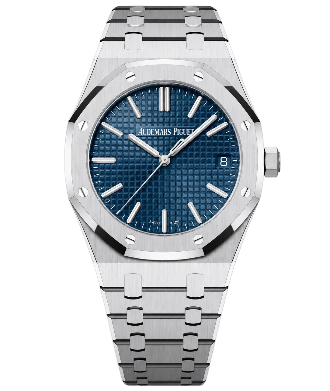 Audemars Piguet Royal Oak 41 mm 2024 Blaues Zifferblatt Neu
