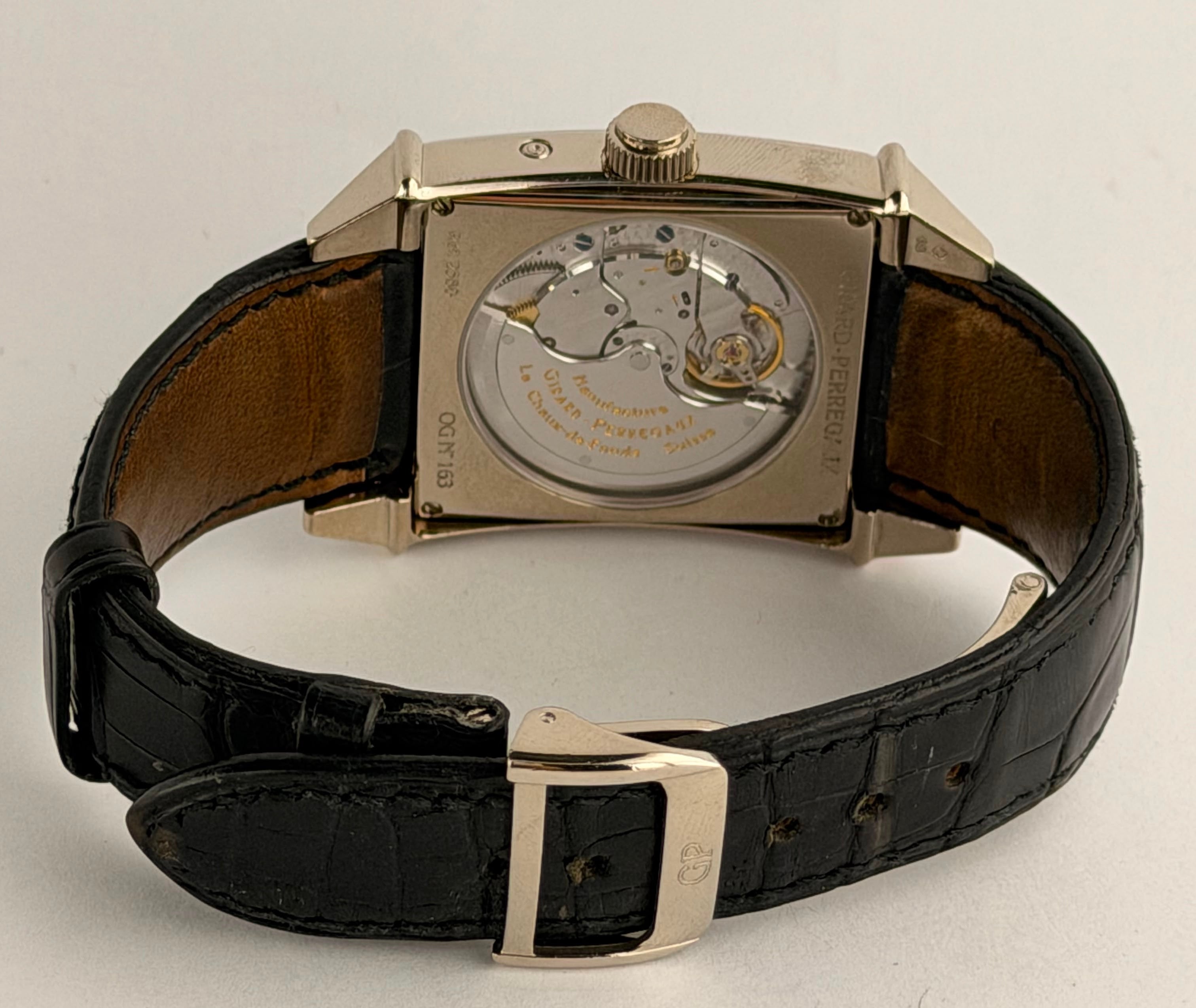 Girard Perregaux Vintage 1945 Uhr und Papiere, 18 Karat Weißgold