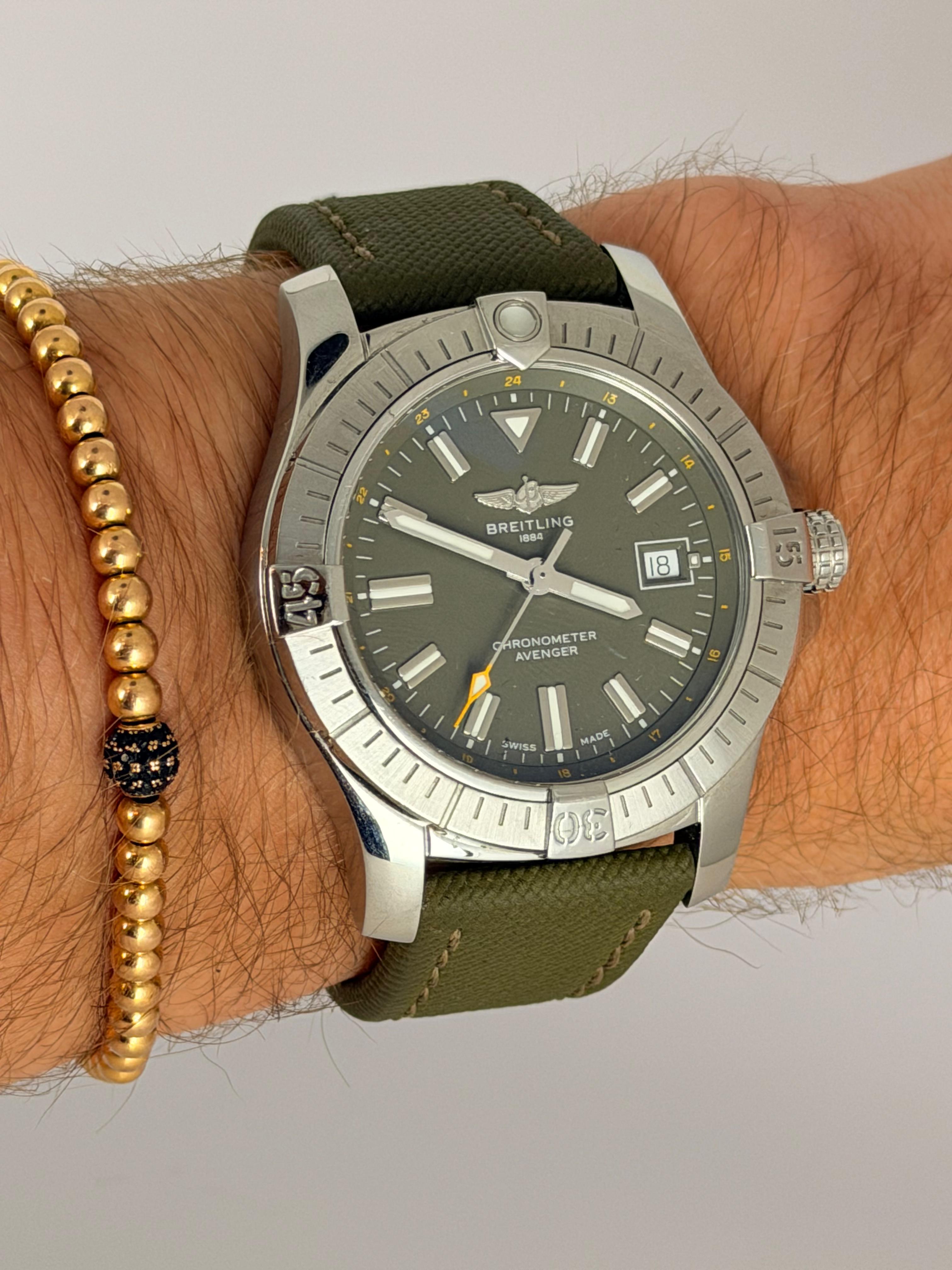 Breitling Avenger Automatik, Full Set, neuwertiger Zustand