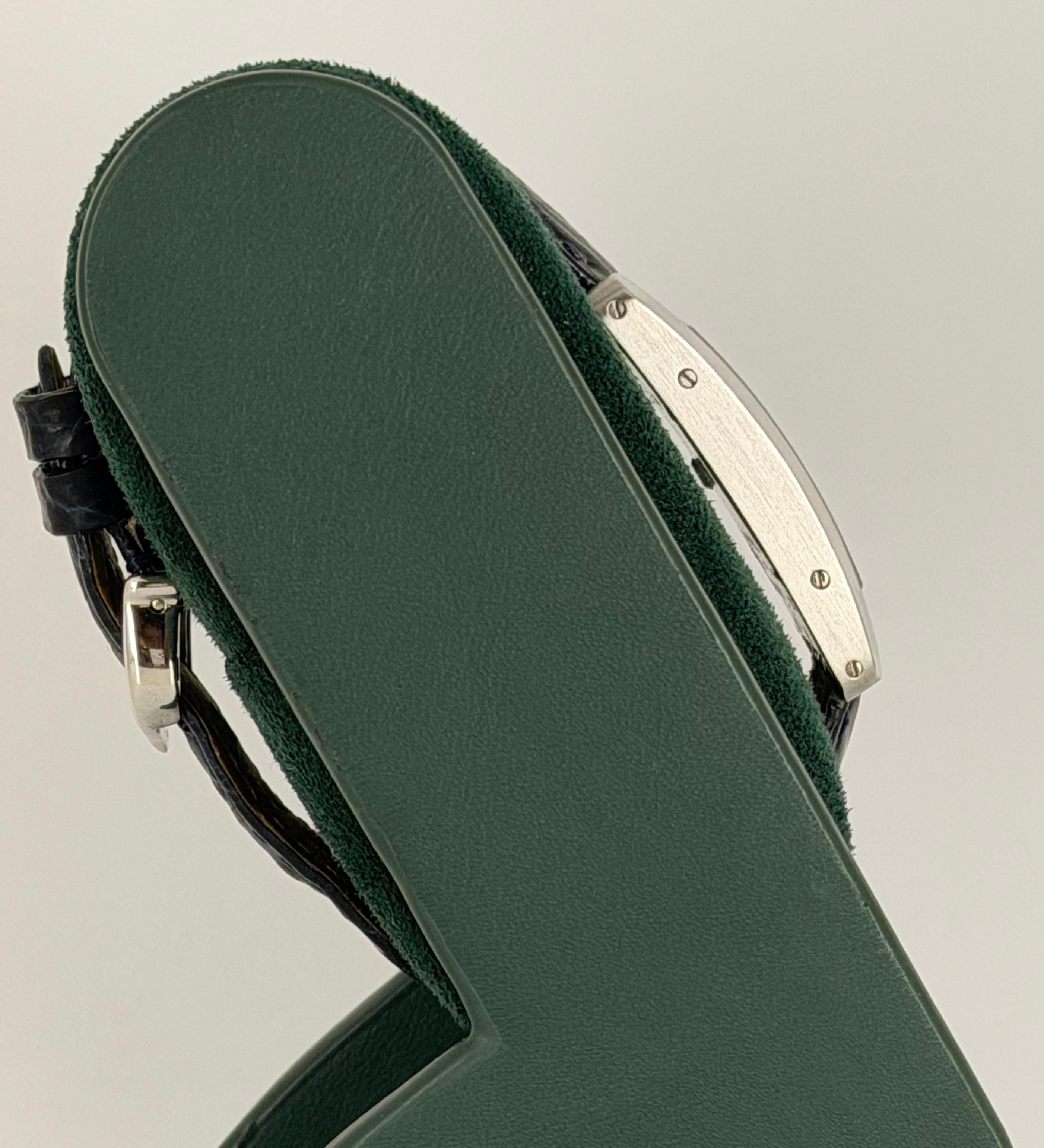 Cartier Tank Américaine Mini Size 18k Weiss Gold Mit Box und Papieren