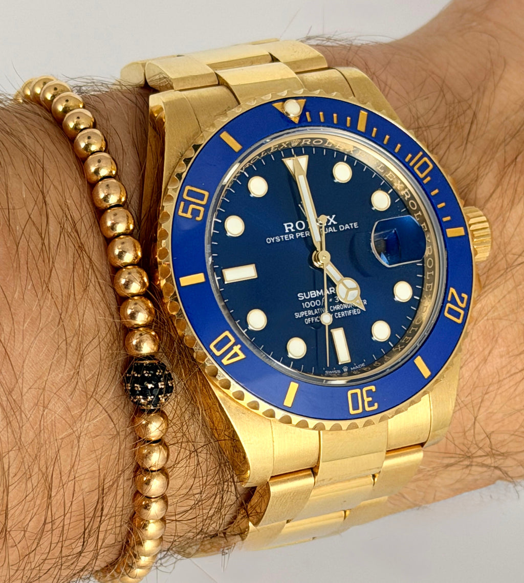 Rolex Submariner Date Blaues Zifferblat Box Und Papieren 2023 BJ