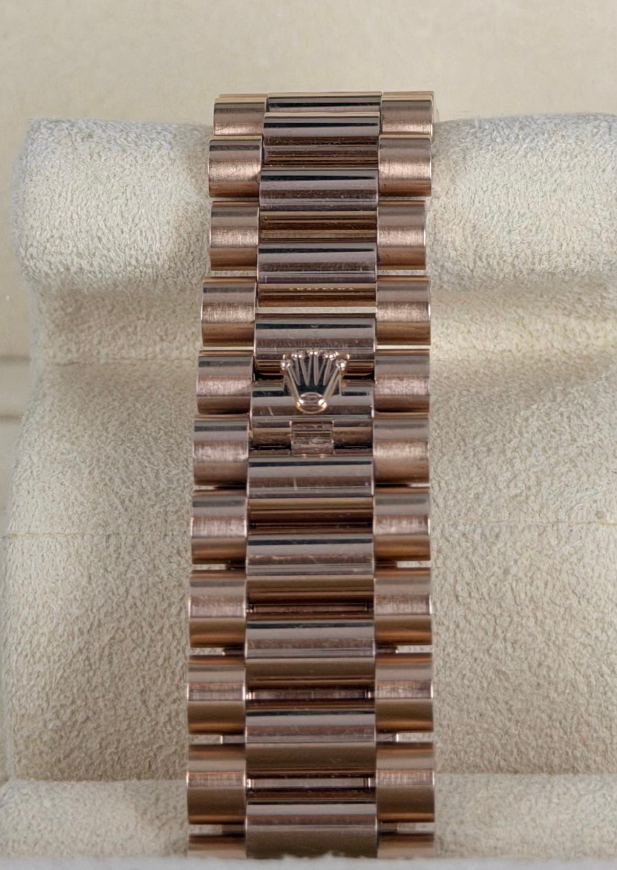Rolex Day-Date 40 Baguette Sundust Zifferblat Box und Papieren