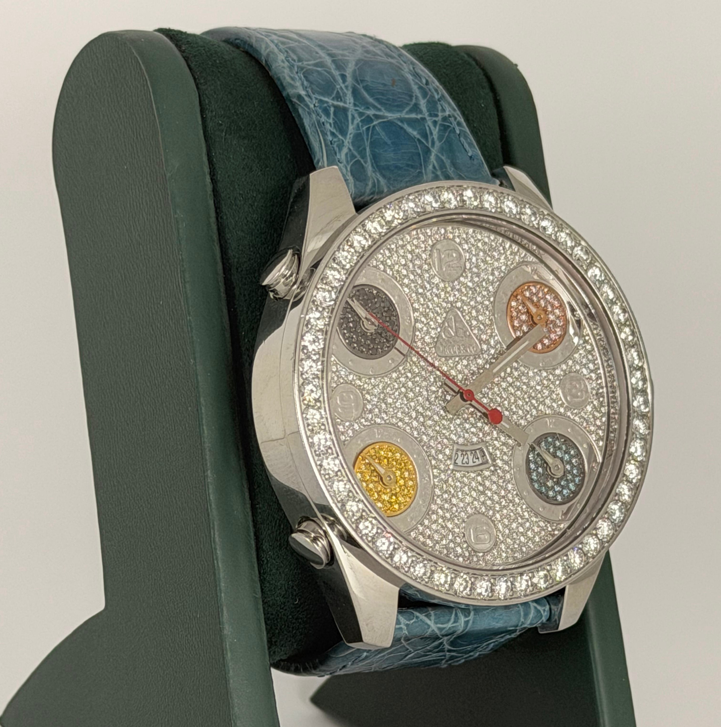 Jacob & Co. Five Time Zone Nur Uhr Orginal Bestzet