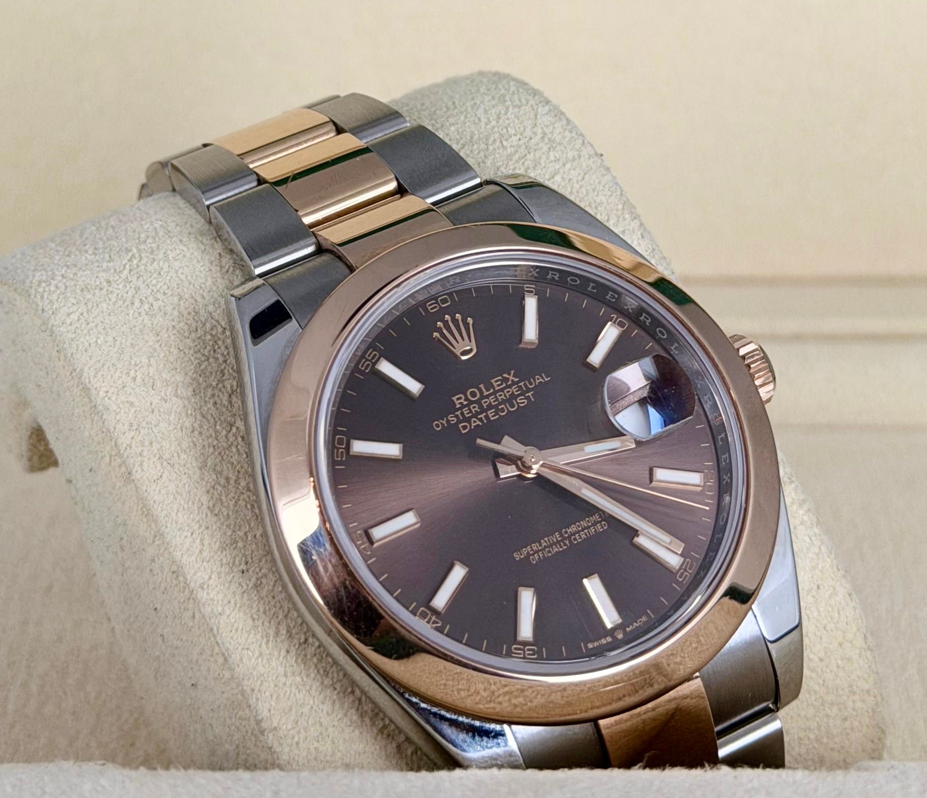 Rolex Datejust 41 2024 Choclate Zifferblat Wie Neu