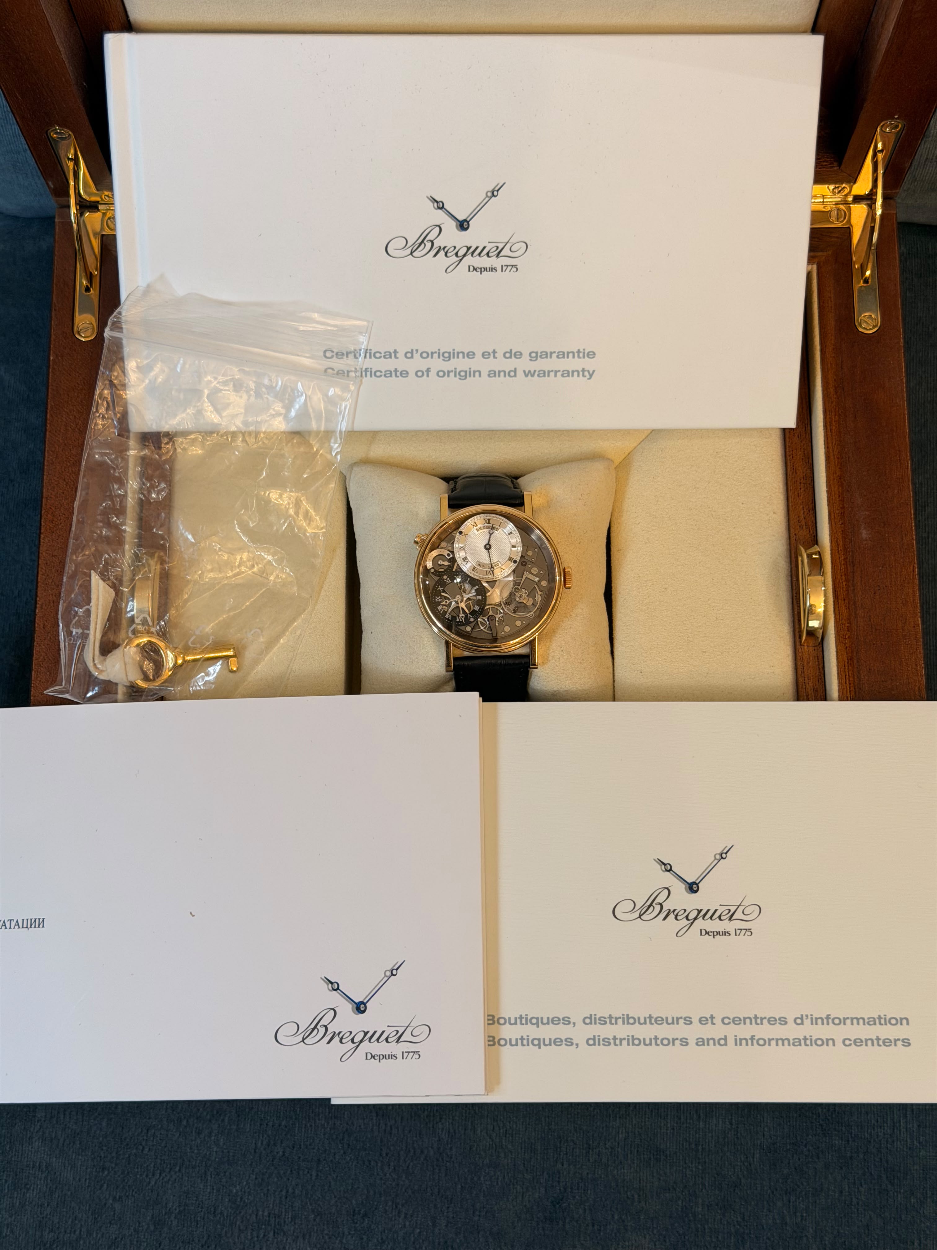 Breguet TraditionRoségold Full Set wie neu