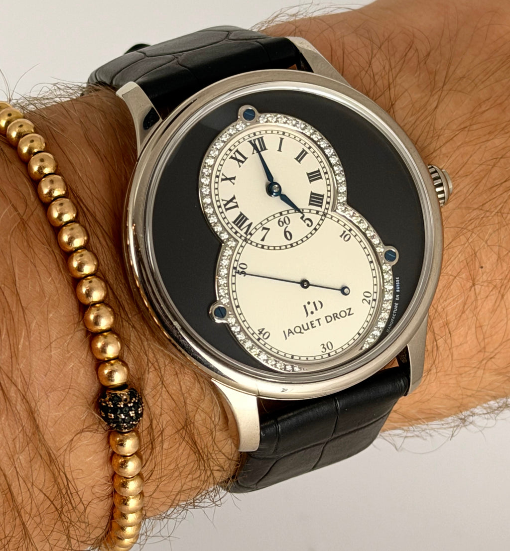Jaquet-Droz Grande Seconde Diamant-Zifferblatt 18k Weißgold 2025 Full Set ganz neu, ungetragen, NEW