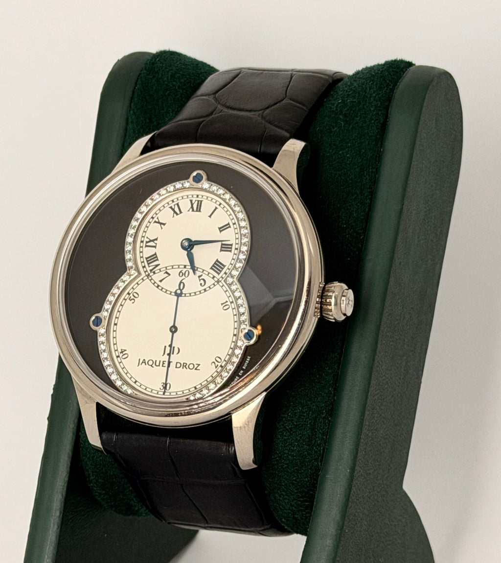 Jaquet-Droz Grande Seconde Diamant-Zifferblatt 18k Weißgold 2025 Full Set ganz neu, ungetragen, NEW