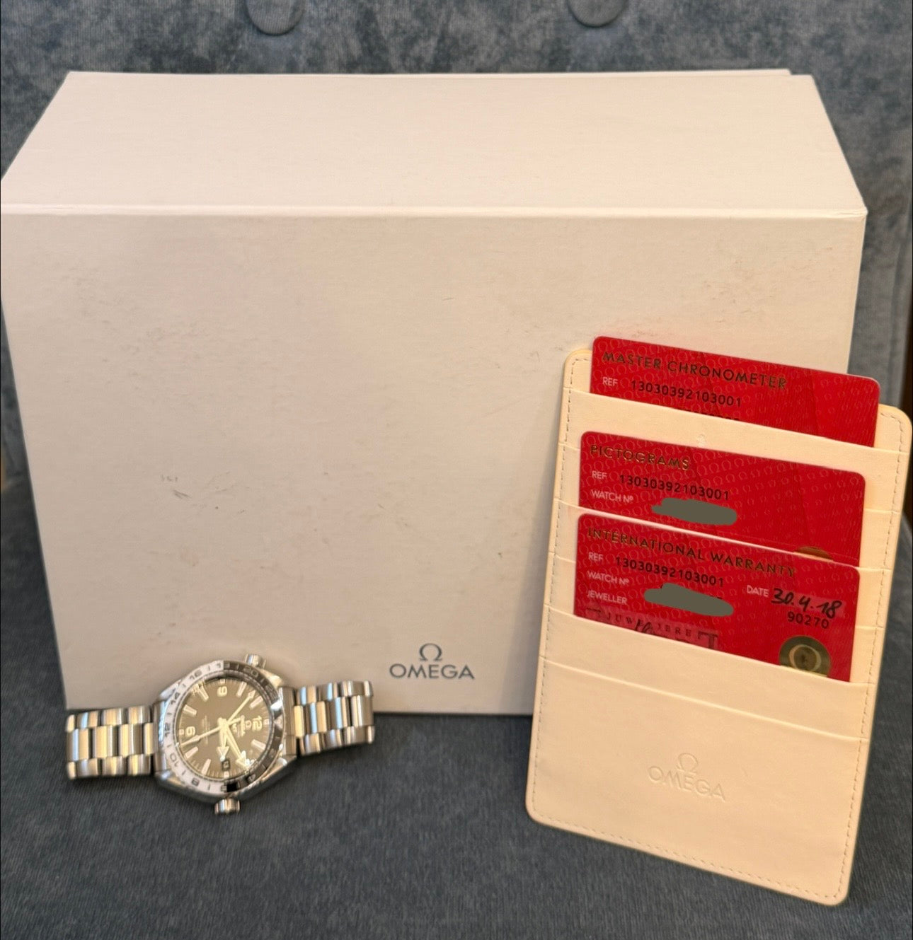 Omega Seamaster Planet Ocean Full Set Wie Neu