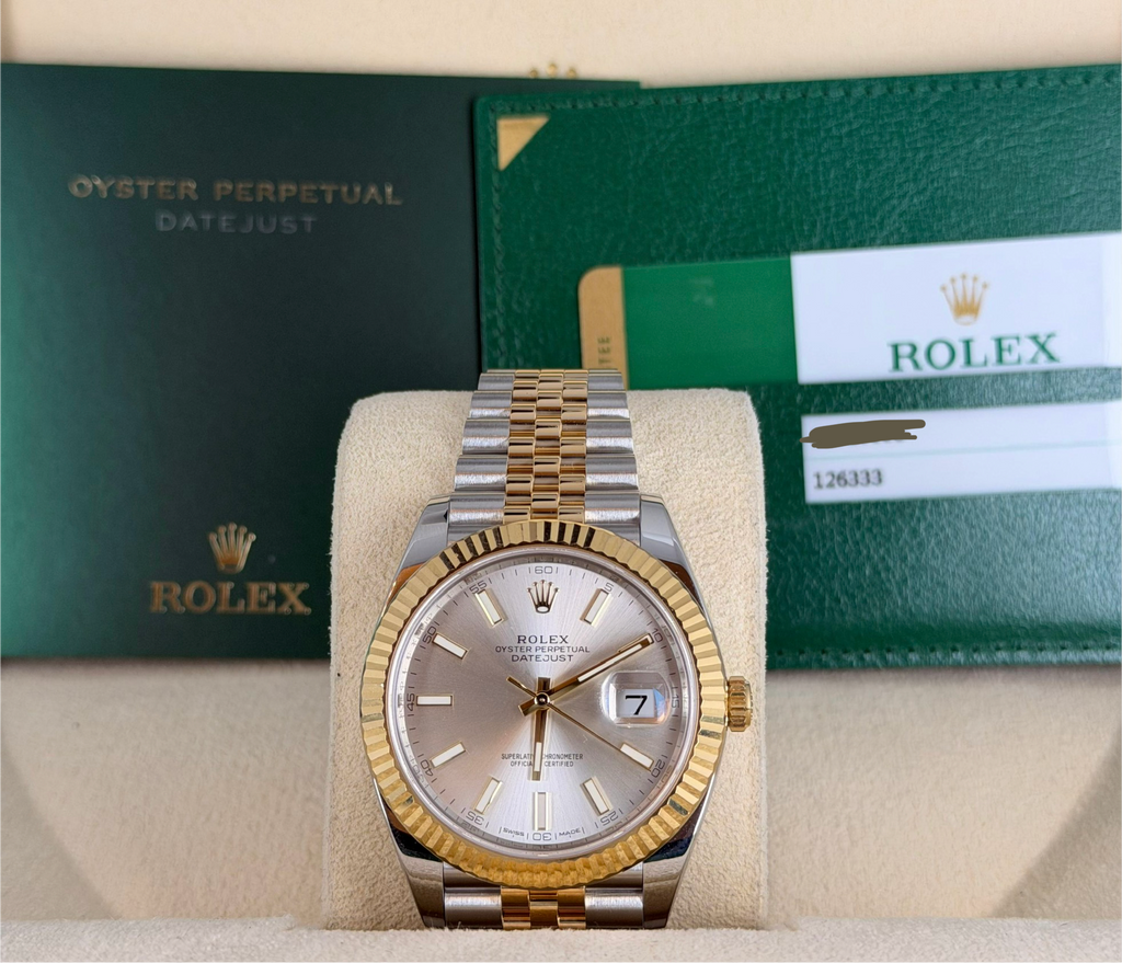 Rolex Datejust 41 Wie neu, Full Set 2018, Super-Mint-Zustand